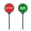 Stop / Go Signs